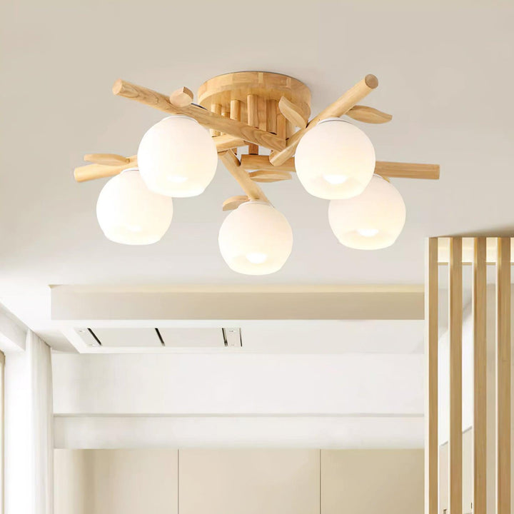 Vela Plafonnier Minimaliste en Verre - Neutralighting