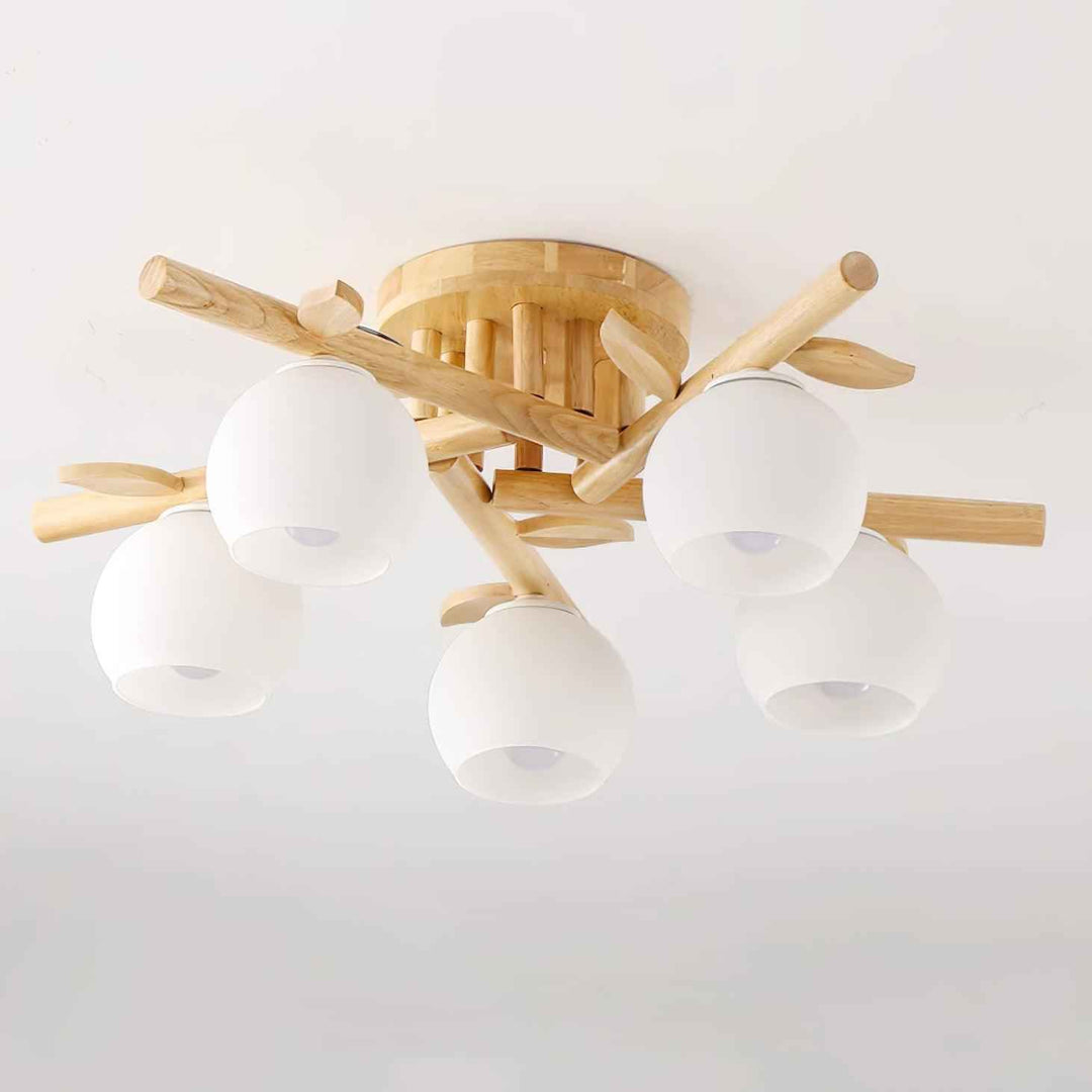 Vela Verre 24cm Blanc LED 40W
