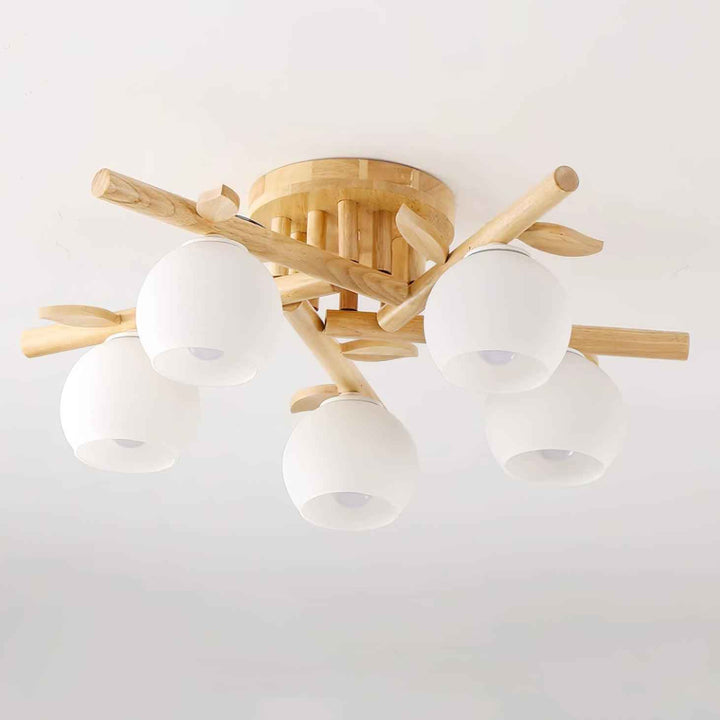 Vela Verre 24cm Blanc LED 40W