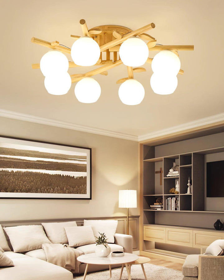 Vela Plafonnier Minimaliste en Verre - Neutralighting