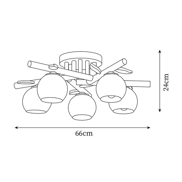 Vela Plafonnier Minimaliste en Verre - Neutralighting