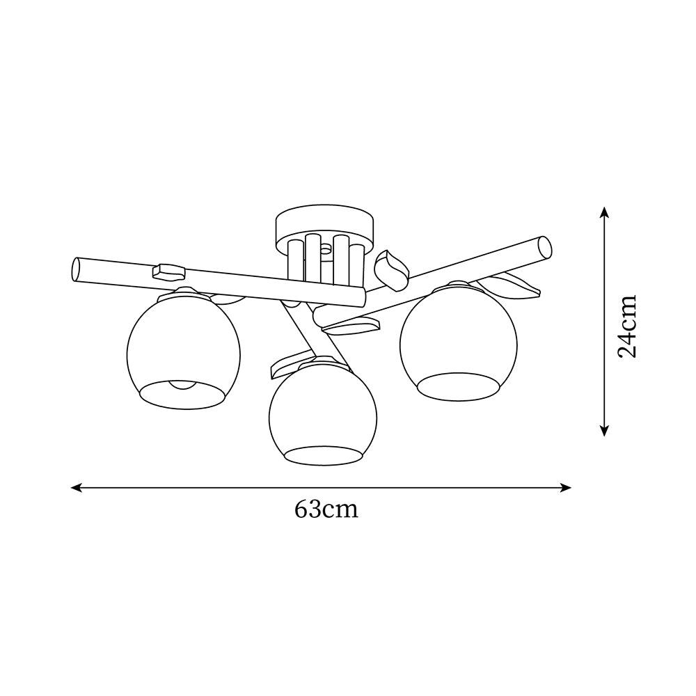 Vela Plafonnier Minimaliste en Verre - Neutralighting
