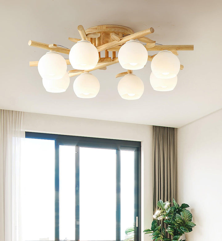 Vela Plafonnier Minimaliste en Verre - Neutralighting