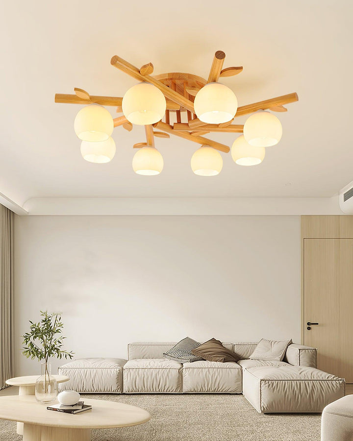Vela Plafonnier Minimaliste en Verre - Neutralighting