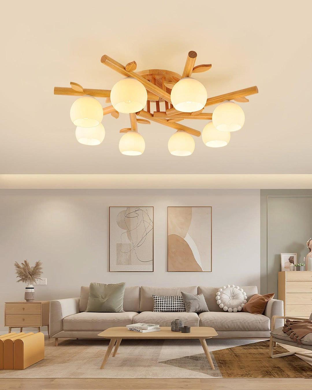 Vela Plafonnier Minimaliste en Verre - Neutralighting