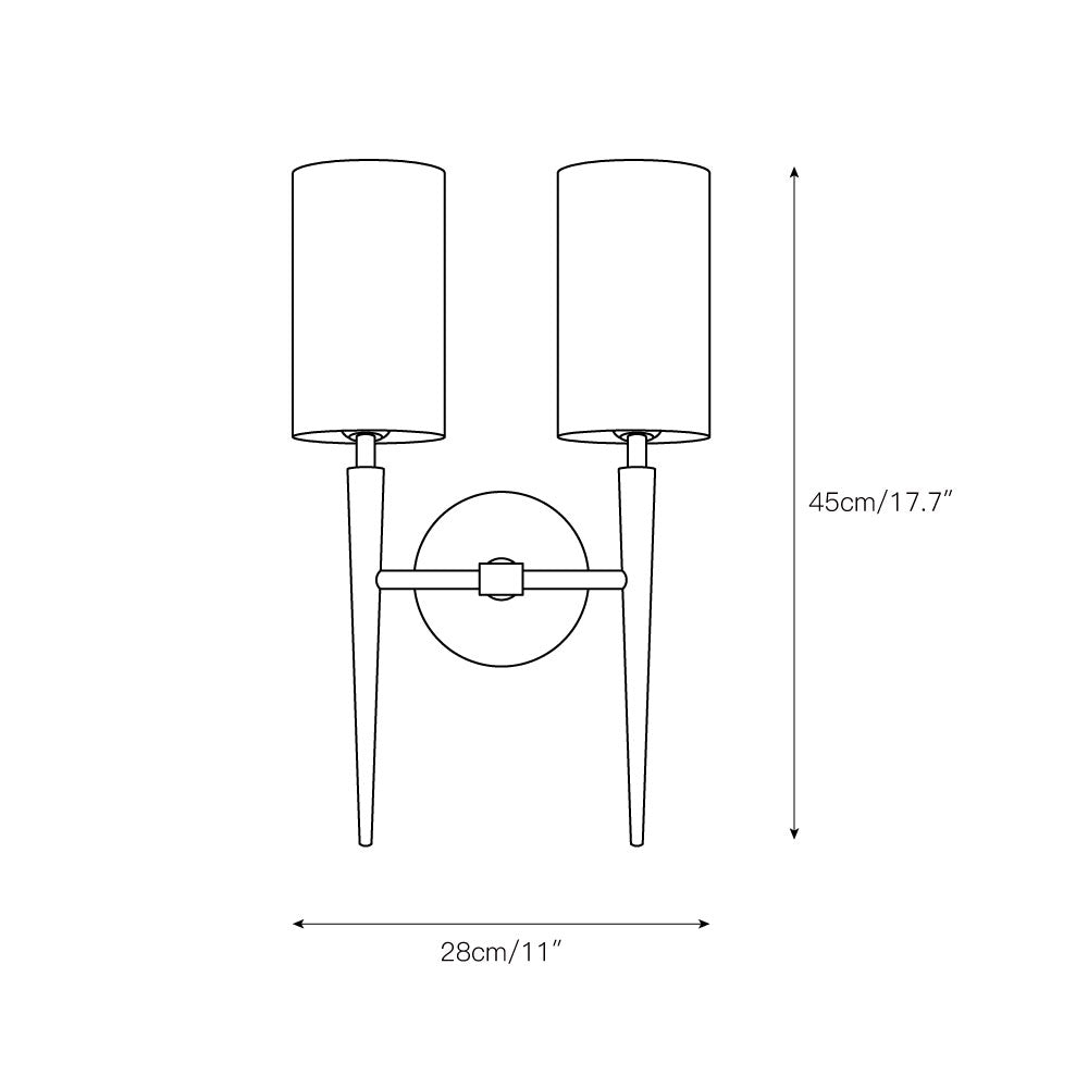 Ulnorisra Moderne Minimaliste Métal Applique - Neutralighting