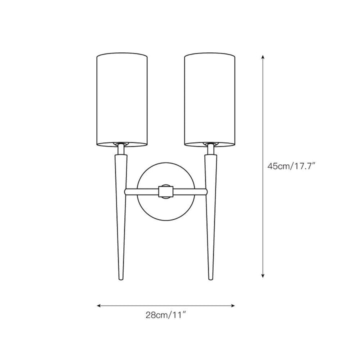 Ulnorisra Moderne Minimaliste Métal Applique - Neutralighting
