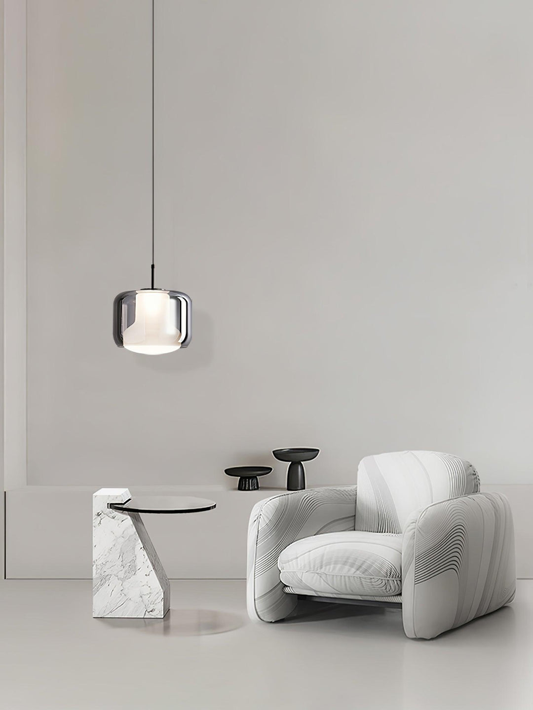 Vella Suspension Lampe en Verre Moderne - Neutralighting