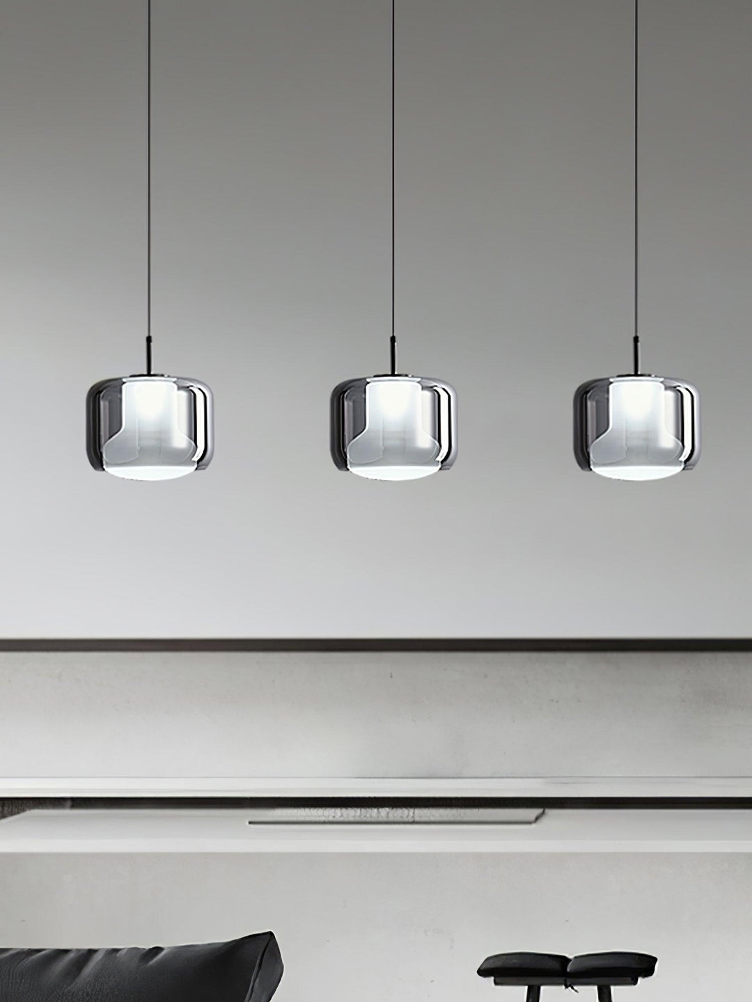 Vella Suspension Lampe en Verre Moderne - Neutralighting