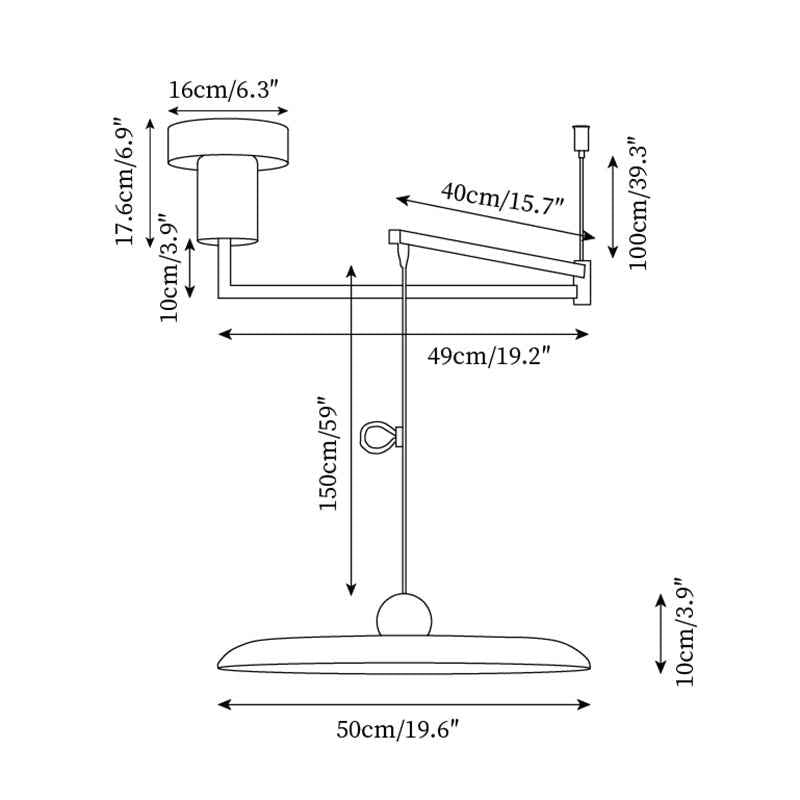 Suspension Flux en Acrylique – Suspension Contemporaine