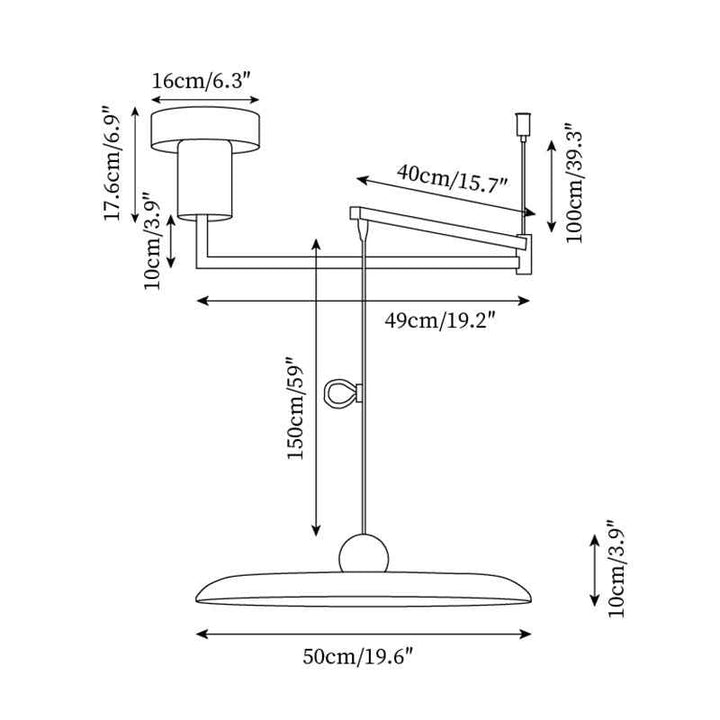 Suspension Flux en Acrylique – Suspension Contemporaine