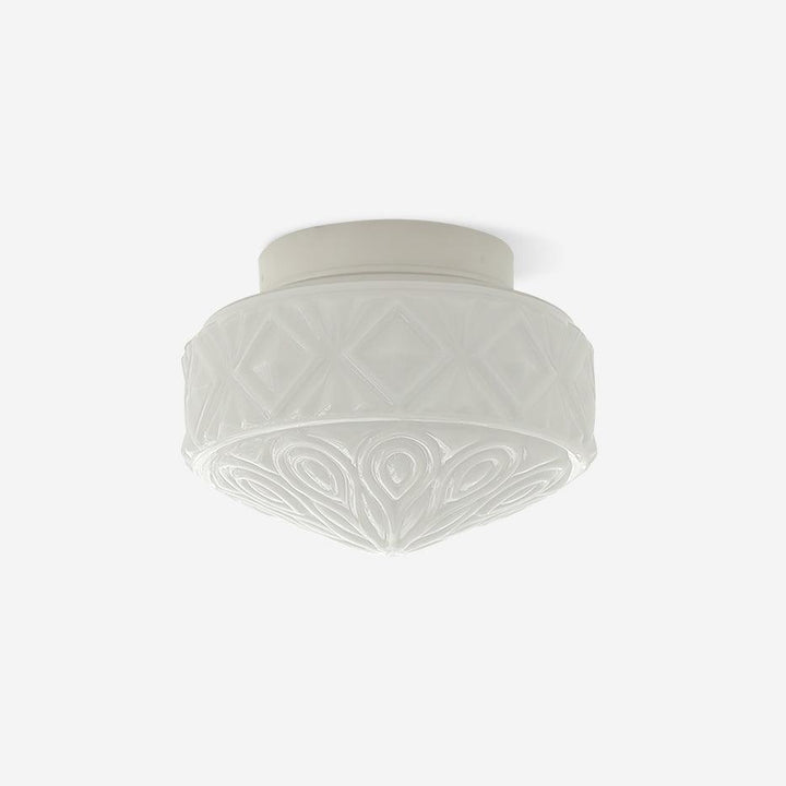 Evale Lustra Plafonnier Givré Semi-Encastré - Neutralighting