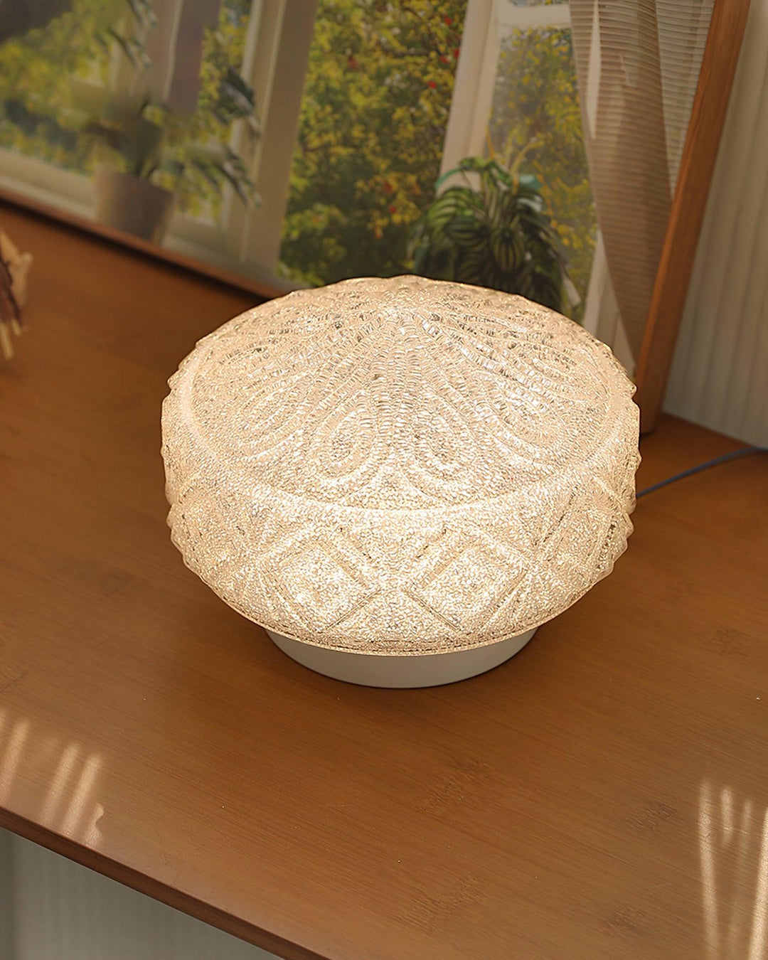 Evale Lustra Plafonnier Givré Semi-Encastré - Neutralighting
