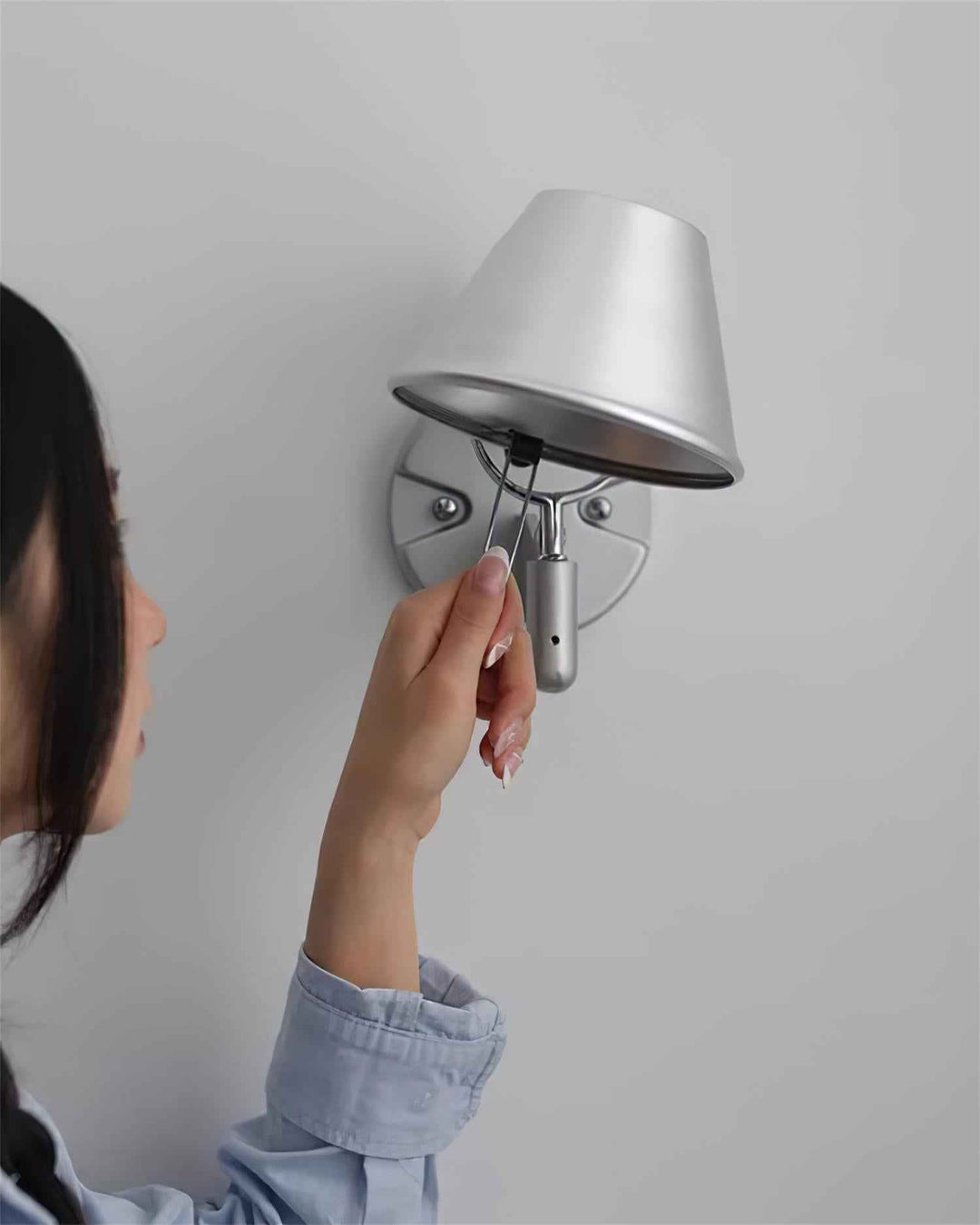 Lampe rgent en Verre – Design Contemporain