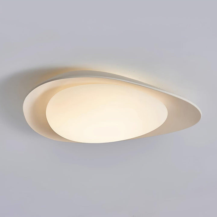 Blex Plafonnier Vert &amp; Beige en Forme de Galet - Neutralighting
