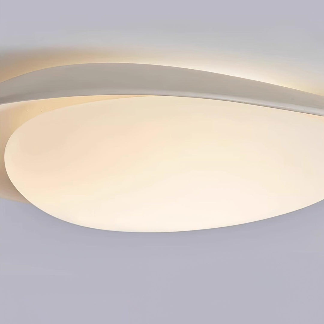 Blex Plafonnier Vert &amp; Beige en Forme de Galet - Neutralighting
