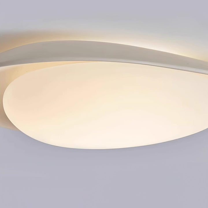 Blex Plafonnier Vert &amp; Beige en Forme de Galet - Neutralighting