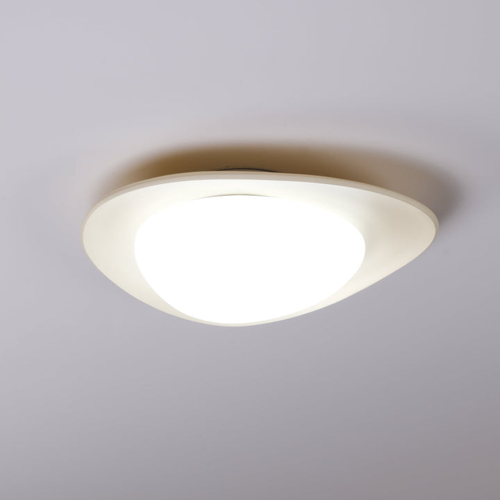 Blex Plafonnier Vert &amp; Beige en Forme de Galet - Neutralighting