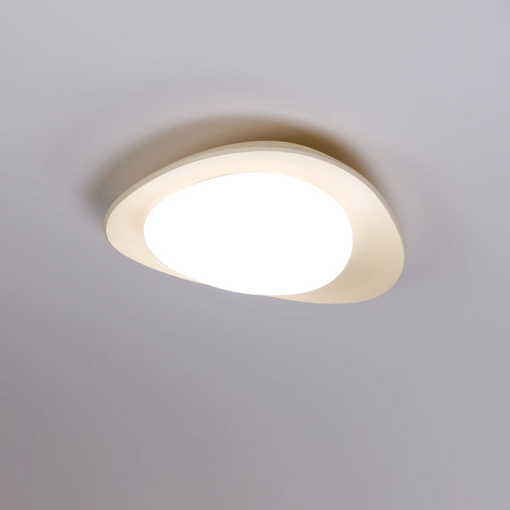 Blex Plafonnier Vert &amp; Beige en Forme de Galet - Neutralighting