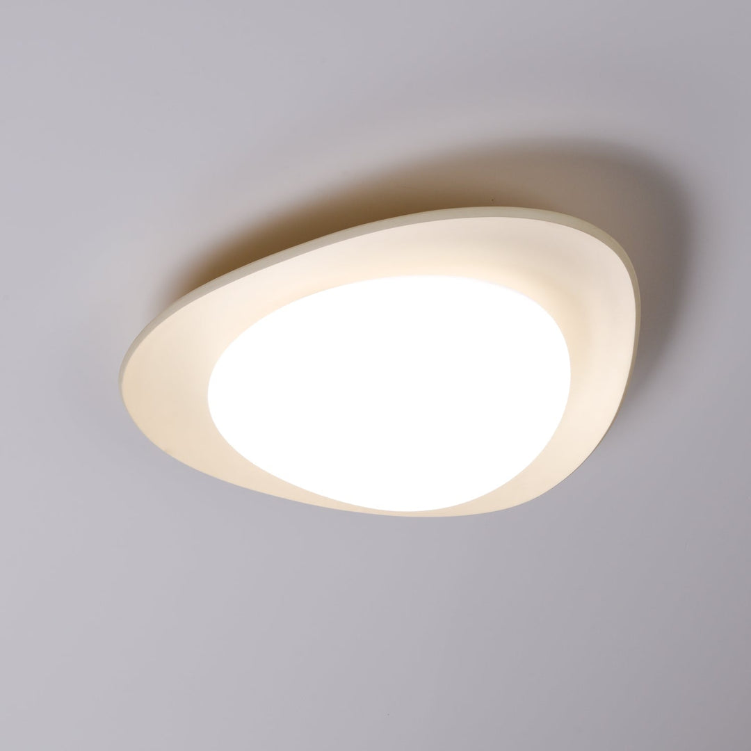 Blex Plafonnier Vert &amp; Beige en Forme de Galet - Neutralighting