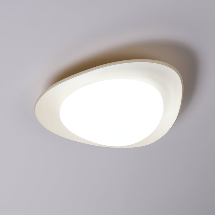 Blex Plafonnier Vert &amp; Beige en Forme de Galet - Neutralighting