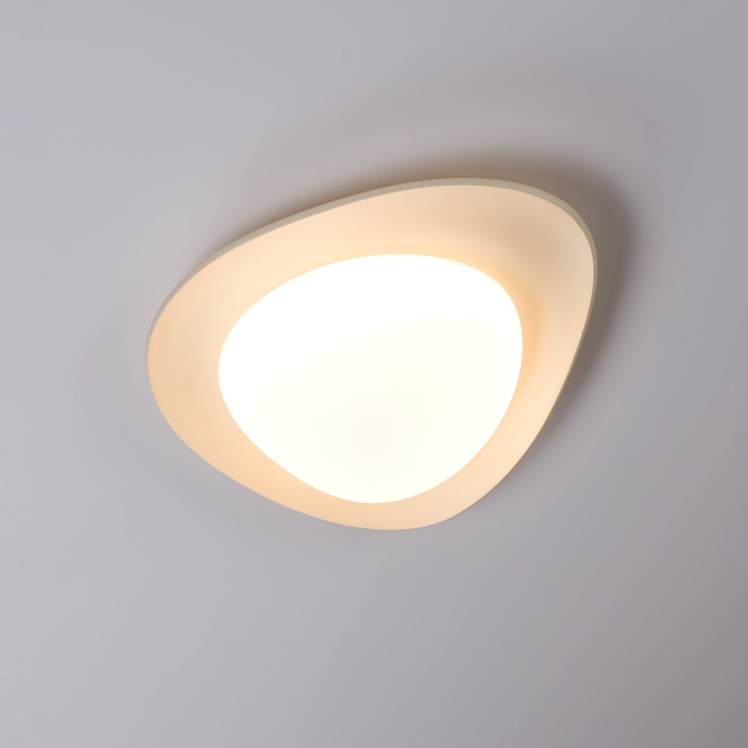 Blex Plafonnier Vert &amp; Beige en Forme de Galet - Neutralighting