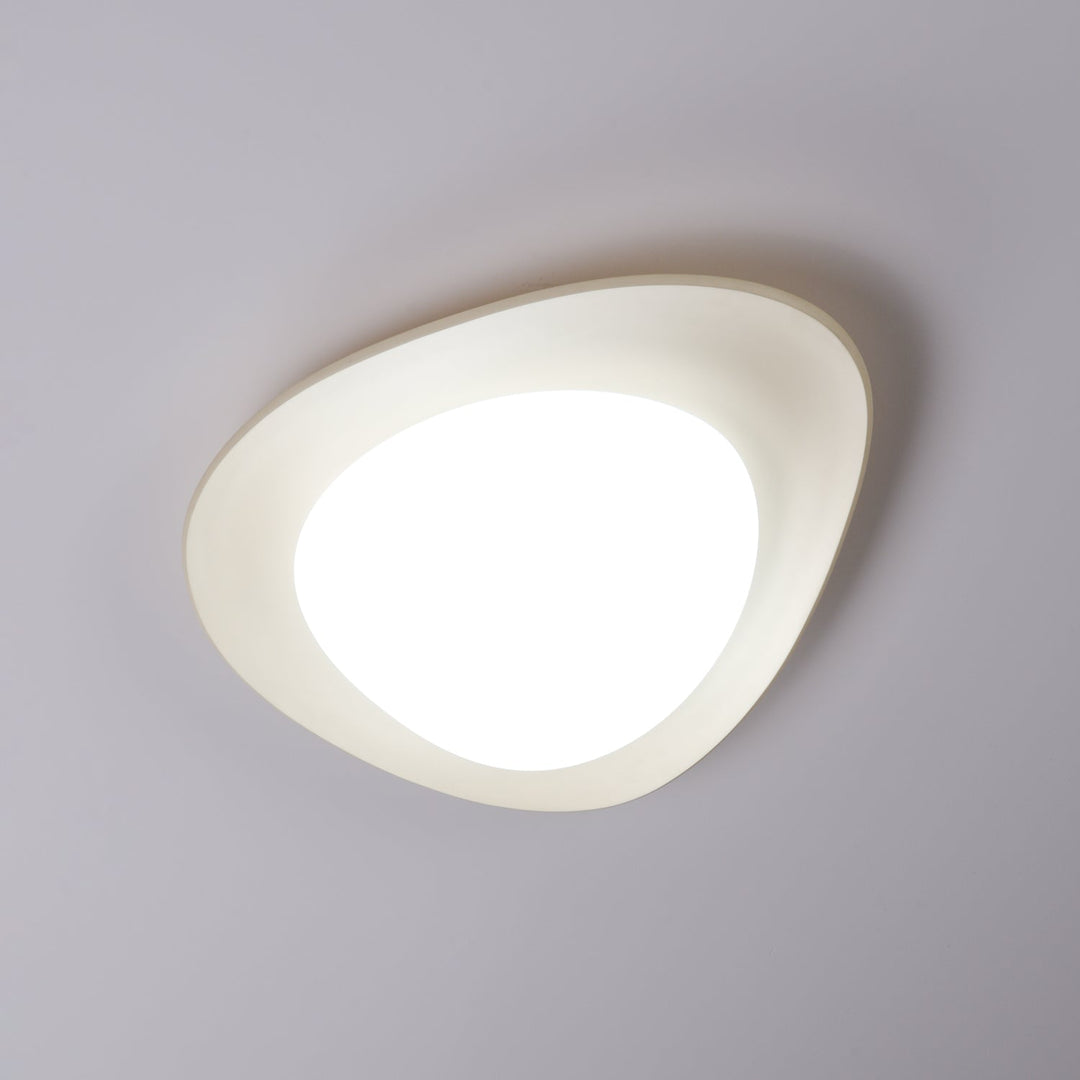 Blex Plafonnier Vert &amp; Beige en Forme de Galet - Neutralighting