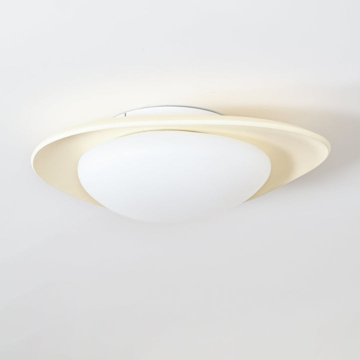Blex Plafonnier Vert &amp; Beige en Forme de Galet - Neutralighting