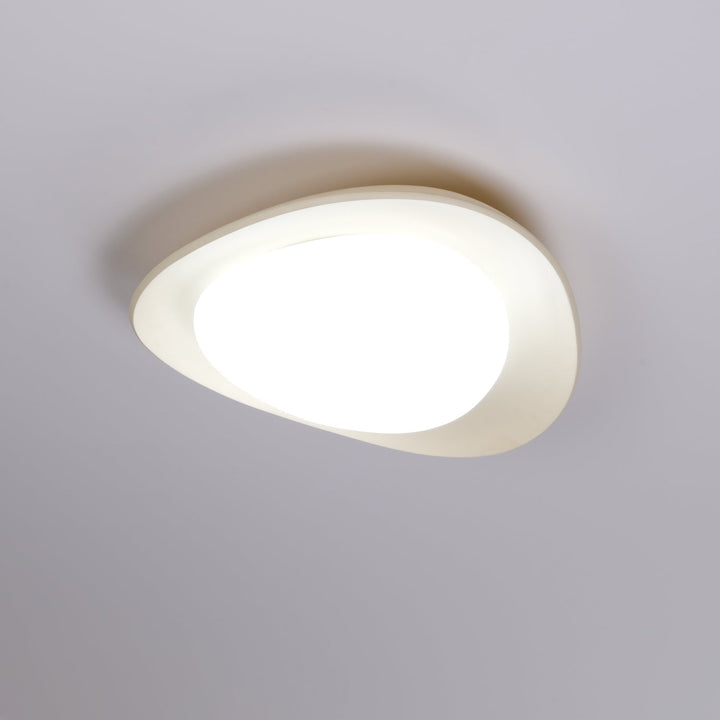 Blex Plafonnier Vert &amp; Beige en Forme de Galet - Neutralighting