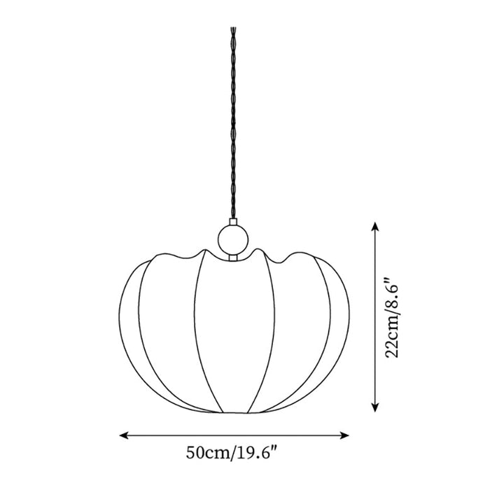 Tonio Lampe Pendante Florale Courbée Élégante - Neutralighting