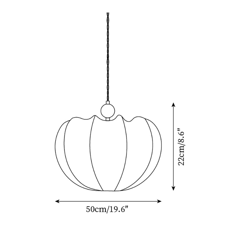 Tonio Lampe Pendante Florale Courbée Élégante - Neutralighting