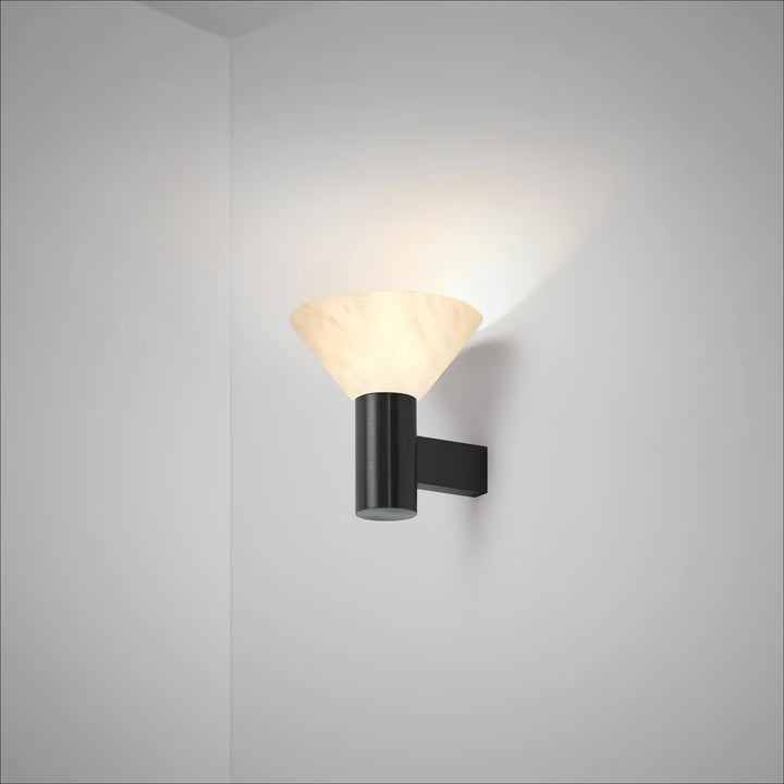 Eurnoria Applique Murale Conique en Albâtre - Neutralighting