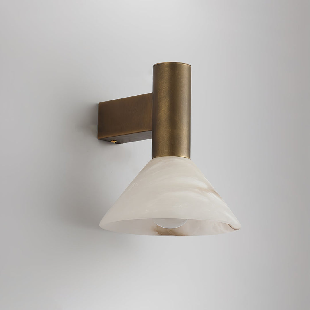 Eurnoria Applique Murale Conique en Albâtre - Neutralighting