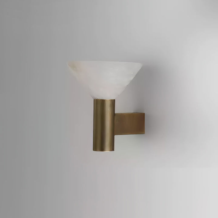 Eurnoria Applique Murale Conique en Albâtre - Neutralighting