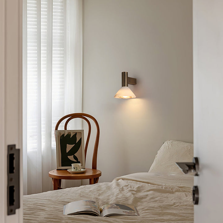 Eurnoria Applique Murale Conique en Albâtre - Neutralighting