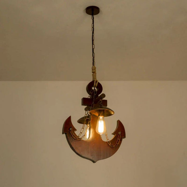 Epoch Rétro LED Suspension Bois Métal Verre Salon/Salle À Manger - Neutralighting