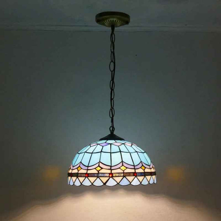 Tiffany Rétro LED Suspension Métal Verre Salle À Manger/Salon - Neutralighting