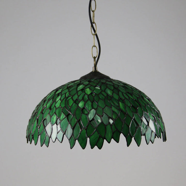 Tiffany Rétro Rond Colorée Suspension Verre Chambre À Coucher/Bar - Neutralighting