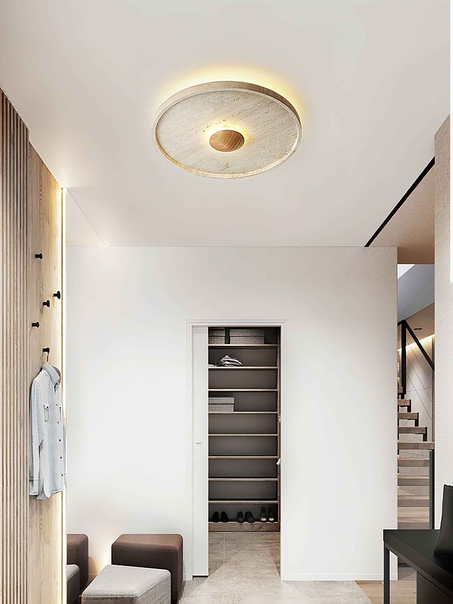 Lumiround Métal 42cm LED 5W