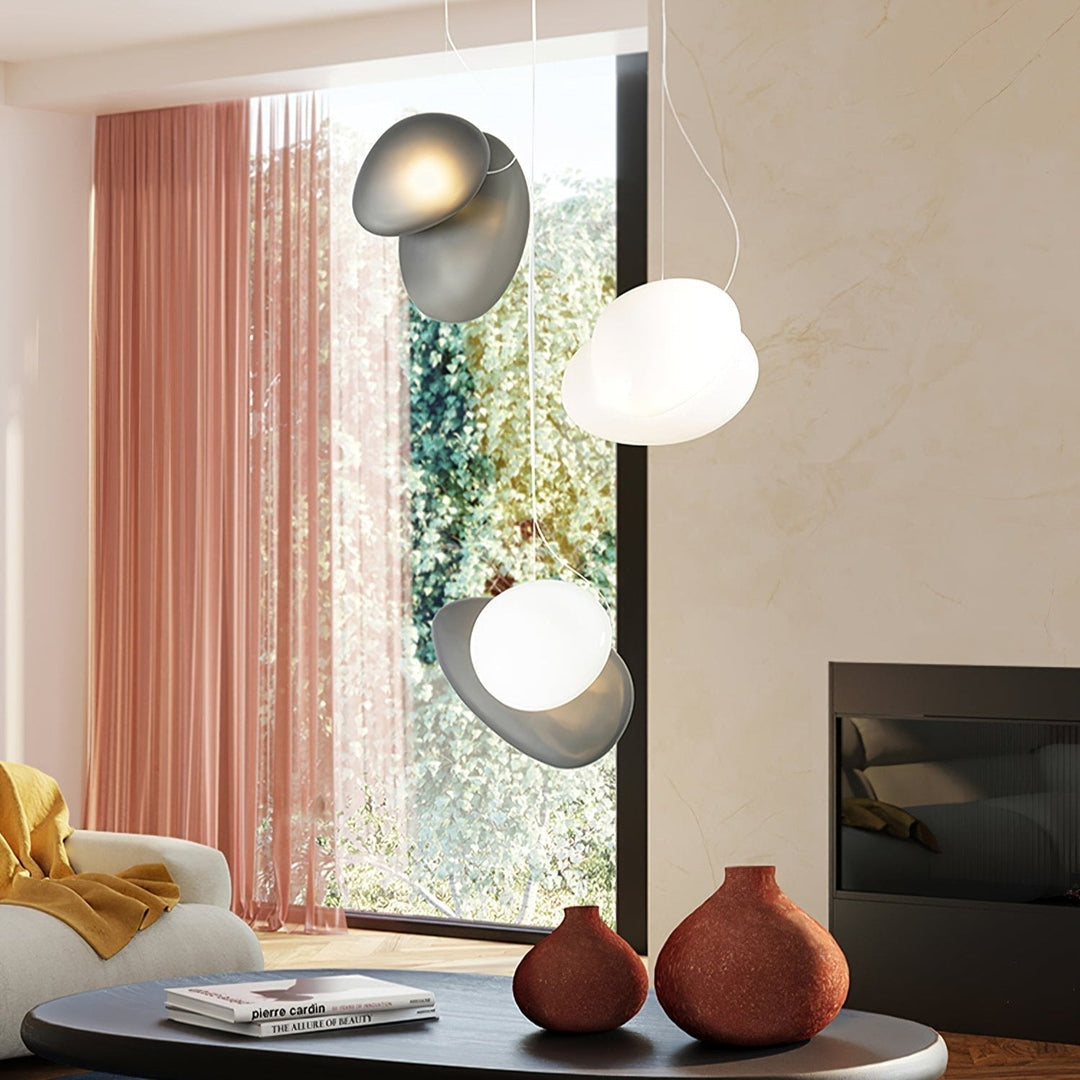 Eclipse Suspension en Verre Givré - Neutralighting