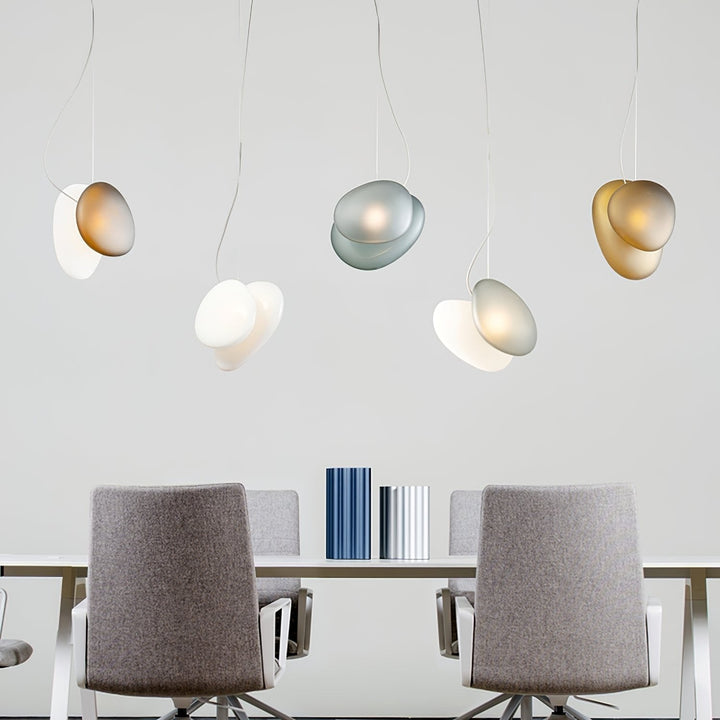 Eclipse Suspension en Verre Givré - Neutralighting