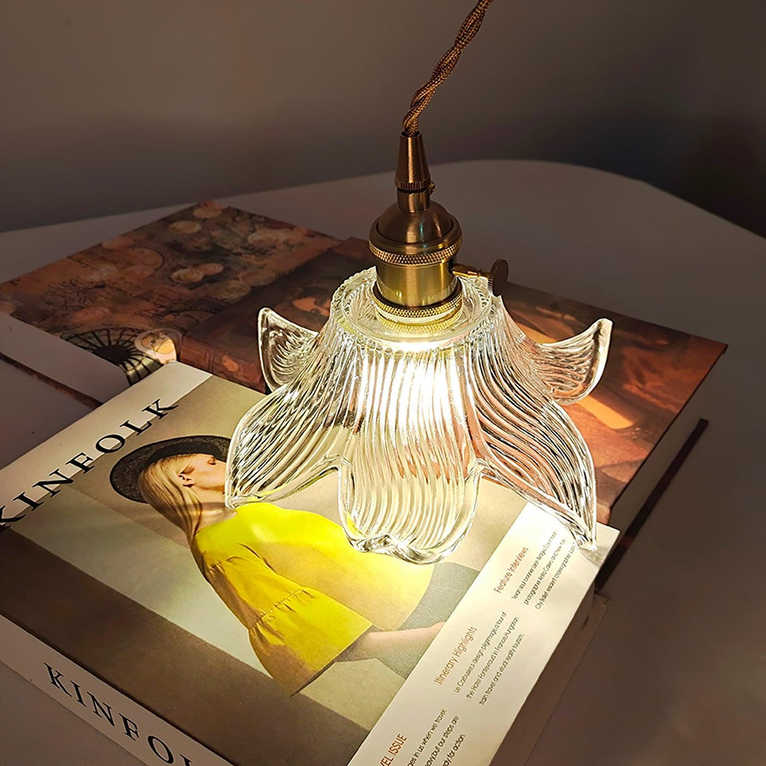 Thaliran Suspension Glam en Laiton et Verre - Neutralighting