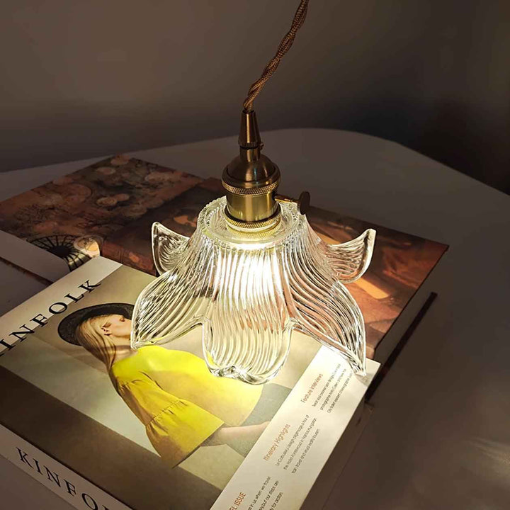 Thaliran Suspension Glam en Laiton et Verre - Neutralighting