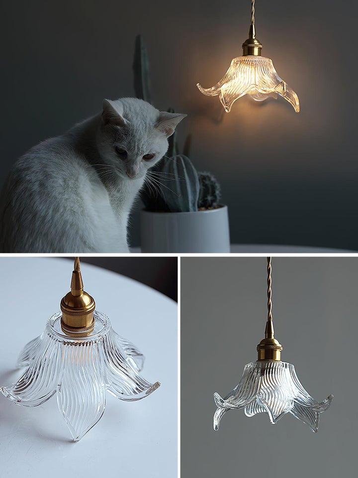 Thaliran Suspension Glam en Laiton et Verre - Neutralighting
