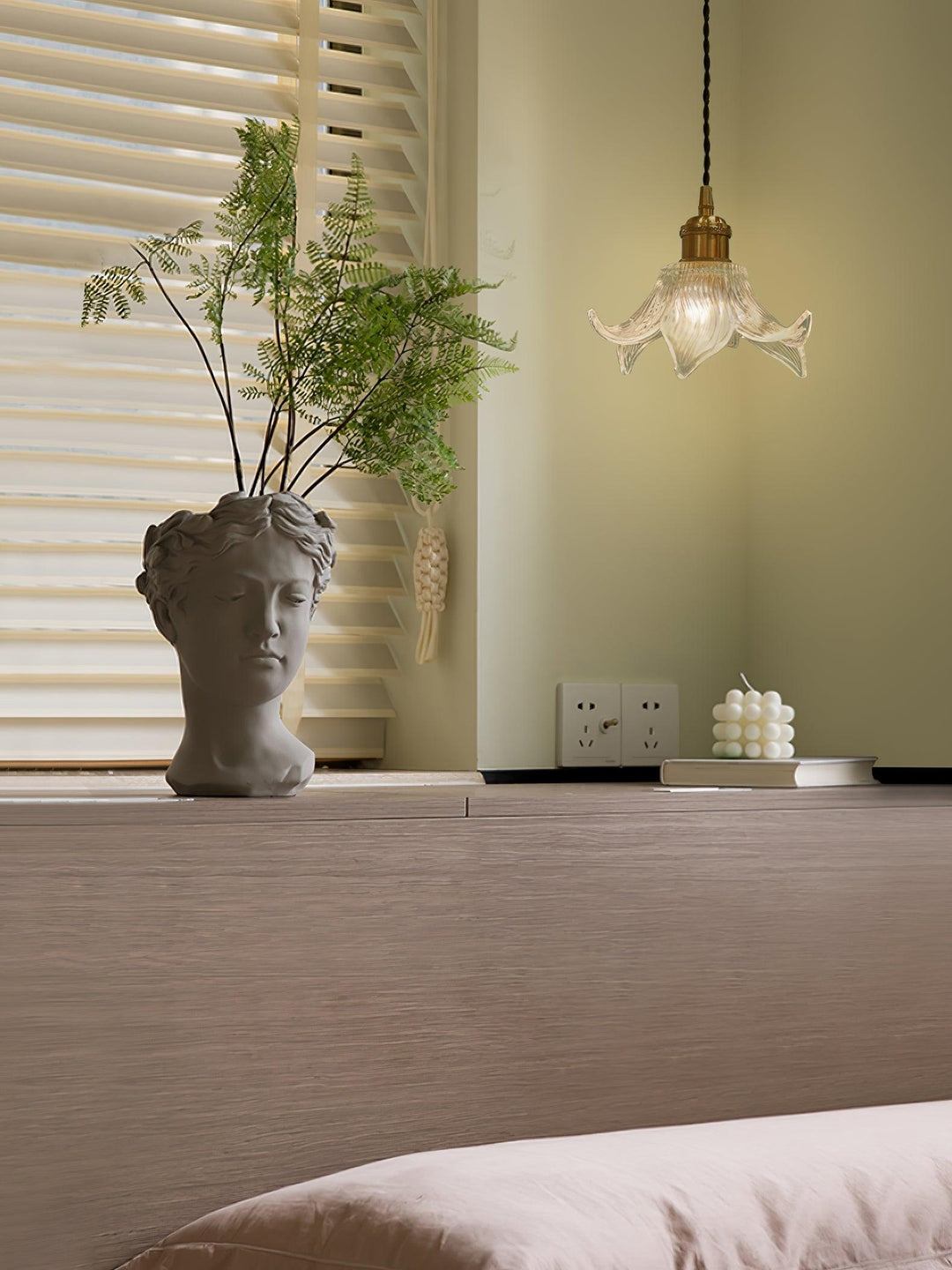Thaliran Suspension Glam en Laiton et Verre - Neutralighting