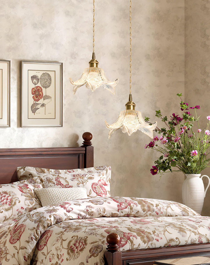 Thaliran Suspension Glam en Laiton et Verre - Neutralighting