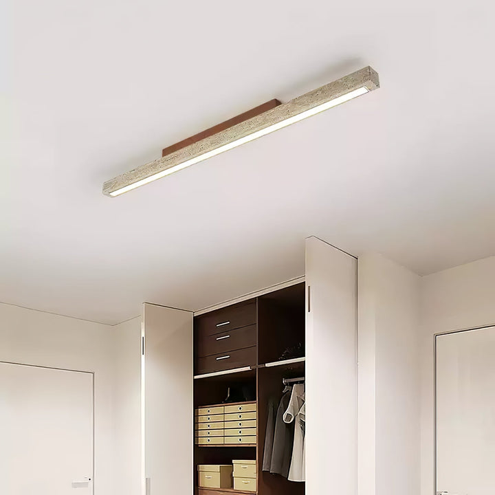 Orvenarae Lumière Linéaire en Travertin Minimaliste - Neutralighting