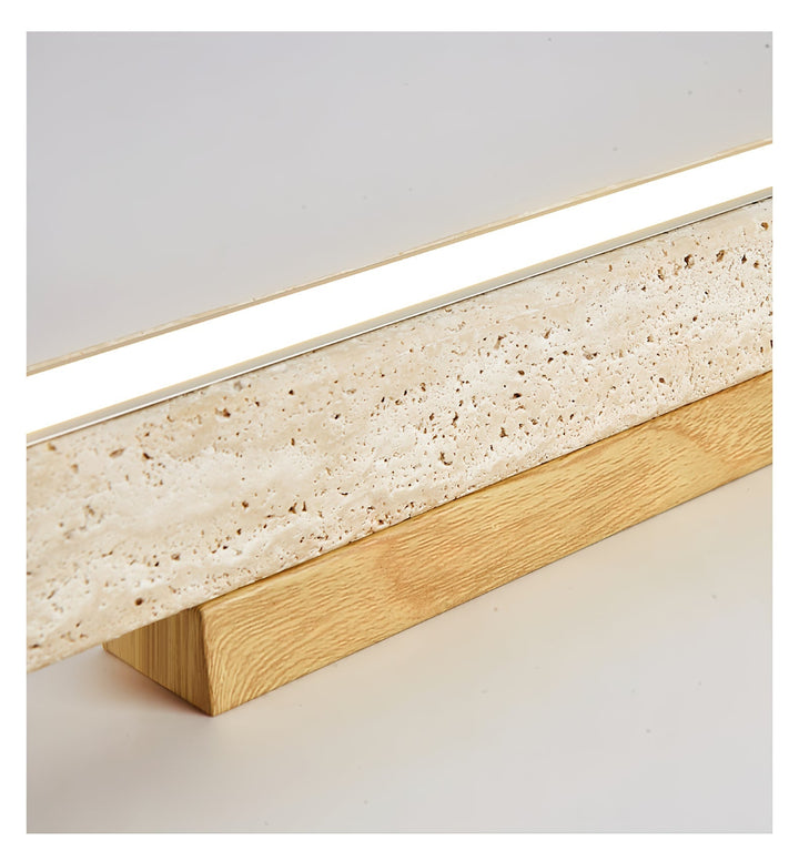 Orvenarae Lumière Linéaire en Travertin Minimaliste - Neutralighting