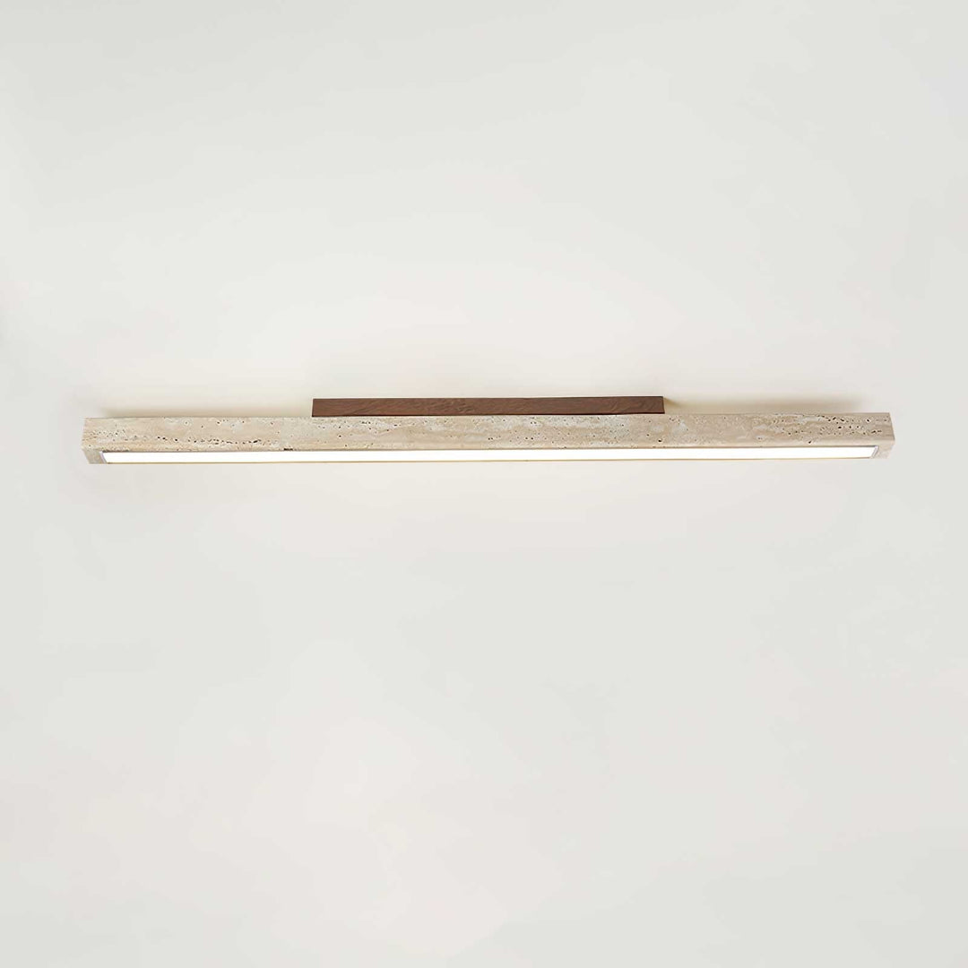 Orvenarae Lumière Linéaire en Travertin Minimaliste - Neutralighting