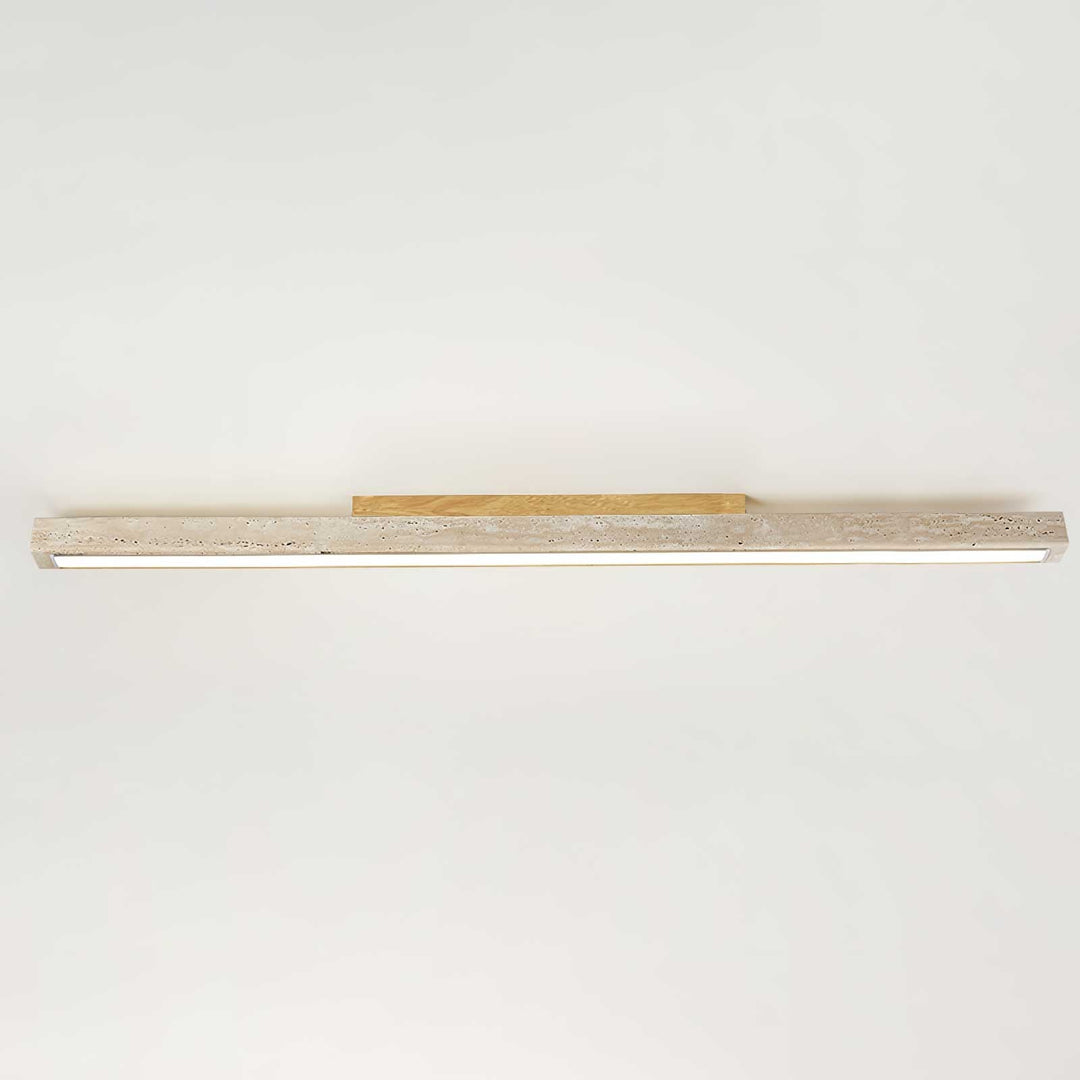Orvenarae Lumière Linéaire en Travertin Minimaliste - Neutralighting